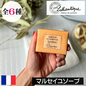 LOTHANTIQUE（ロタンティック）コントワール【マルセイユソープ（固形石鹸）100g】フランス製 ヨーロッパ 輸入 固形 せっけん 石鹸 石けん 手洗い オリーブオイル シアバター ハンドソープ プレゼント ギフト プチギフト 高品質