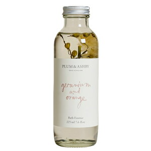 PLUM&ASHBY(プラム&アシュビー)【バスエッセンス(入浴剤)】イギリス製 イングランド 英国 フレグランス アロマ 高級入浴剤 保湿 乾燥肌 敏感肌 肌荒れ アーモンドオイル バスオイル バ