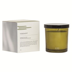 AIRE（エアー）【グラス入りキャンドル（アロマキャンドル）】ユーロジャパンエレガンス フレグランスキャンドル フタ付き 蓋付き 箱入り グラス入り インテリア 大人 シンプル 高級感 男性 女性 贈り物 ギフト プレゼント