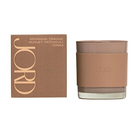 JORD（ヨルド）【グラス入りアロマキャンドル】ユーロジャパンエレガンス ルームフレグランス グラスキャンドル キャンドルグラス インテリア 大人 シンプル 高級感 男性 女性 贈り物 ギフト プレゼント