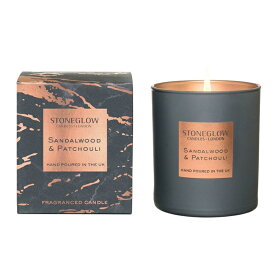 【日本未発売 当店限定】【正規品】STONE GLOW（ストーングロー）【ルナシリーズ グラス入りキャンドル】アロマキャンドル イギリス製 日本未入荷 限定キャンドル 女性 プレゼント 高級 男性 ギフト 贈り物 ストーングロウ 父の日 母の日 誕生日