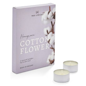 ワックスリリカル HOME GROWN（ホームグロウン）【ティーライトキャンドル12個入り】WAX LYRICAL RHS アロマキャンドル イギリス製 英国 ヨーロッパ フレグランスキャンドル 花の香り 自然 ティーキャンドル ティーカップキャンドル 輸入 女性 男性 ギフト プレゼント 贈り物