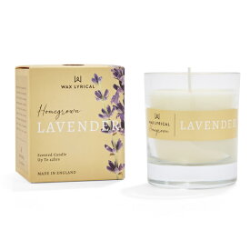 ワックスリリカル HOME GROWN（ホームグロウン）【グラス入りキャンドル】WAX LYRICAL RHS アロマキャンドル イギリス製 英国 ヨーロッパ フレグランスキャンドル 花の香り 自然 インテリア オシャレ お洒落 輸入 デザイン 女性 男性 ギフト プレゼント 贈り物
