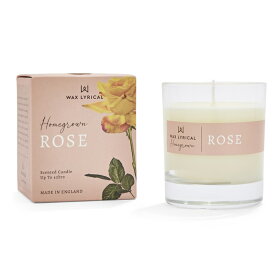 ワックスリリカル HOME GROWN（ホームグロウン）【グラス入りキャンドル】WAX LYRICAL RHS アロマキャンドル イギリス製 英国 ヨーロッパ フレグランスキャンドル 花の香り 自然 インテリア オシャレ お洒落 輸入 デザイン 女性 男性 ギフト プレゼント 贈り物