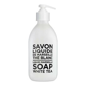 カンパニー ド プロバンス ブラック＆ホワイト リキッドマルセイユソープ 300ml【ホワイトティー】フランス製 COMPAGNIE DE PROVENCE リキッドソープ 液体石鹸 液体石けん 植物性 洗面所 プレゼント ギフト 贈り物 女性 男性 ユニセックス