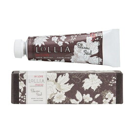 LOLLIA(ロリア) プチハンドクリーム【インラブ】アメリカ製 海外 インポート ハンドケア ミニハンドクリーム 保湿 潤い マカデミアオイル アボカドオイル アルガンオイル シアバター 滑らか 人気 マーゴット・エリーナ 女性 プレゼント ギフト 贈り物 誕生日
