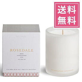 【正規品】Vancouver Candle Co.（バンクーバーキャンドル）ネイバーフッド シングルウィックキャンドル（アロマキャンドル）【ローズデール】カナダ製 ソイワックス 大豆ワックス エッセンシャルオイル プレゼント ギフト 贈り物 女性 男性