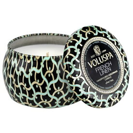 【正規品】VOLUSPA（ボルスパ）MAISON NOIR（メゾンノワール）【ミニティンキャンドル（アロマキャンドル）】アメリカ製 人気 ココナッツワックスブレンド 缶入りキャンドル プレゼント 女性 ギフト 贈り物 男性 誕生日 オシャレ 携帯 持ち運び