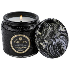 【正規品】VOLUSPA（ボルスパ）MAISON NOIR（メゾンノワール）プティジャーキャンドル（アロマキャンドル）【クリスプシャンパン】アメリカ製 人気 ココナッツワックスブレンド グラスキャンドル プレゼント 女性 ギフト 贈り物 男性 誕生日 オシャレ 携帯 持ち運び