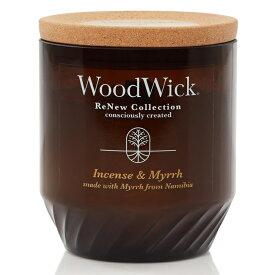 【正規品/数量限定】Wood Wick（ウッドウィック）アロマキャンドル 【リニュージャーM】アメリカ製 キャンドル 音 パチパチ 焚火 暖炉 木製 ソイワックス 大豆ワックス 添加物不使用 植物性 TV 話題 人気 女性 男性 ギフト プレゼント 贈り物 高品質 ReNEW SDGs 天然由来