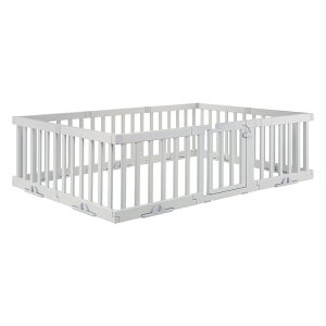 【15%OFFクーポン!◆LINE友達登録限定】【公式直営】パーテーションにも使えるベビーサークル 10枚セット(ドア付)5カ月〜2才頃 222×150cm リッチェル 赤ちゃん ゲート 育児 拡張 組合せ コの字