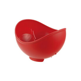【先着！全品30%OFFクーポン 10日0時〜】【公式直営】らくチンお料理ボウル くるっと M590ml 1〜2合用 リッチェル Richell キッチン 調理 ボール おしゃれ プラスチック ザル 米とぎ 野菜 水切り 洗う キッチン 抗菌加工 食洗機OK 時短 小 一人暮らし