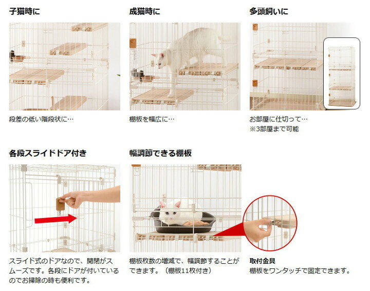 楽天市場】【公式直営】バンビーノ キャットサークルリッチェル 