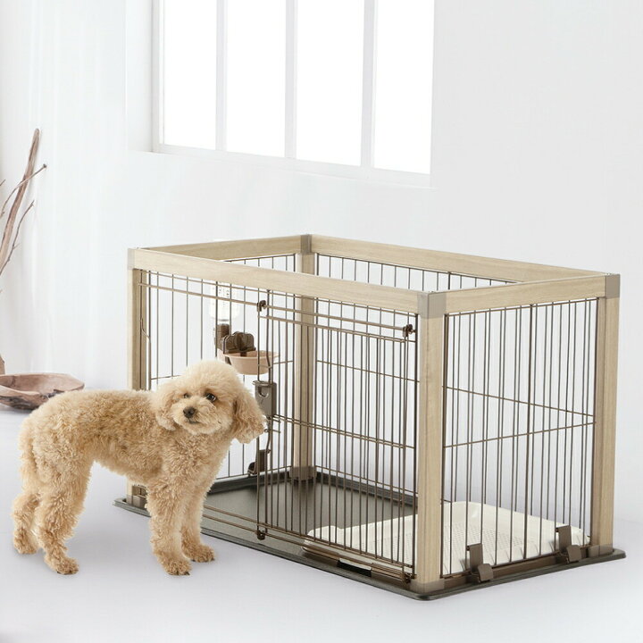 日本に アルミフレームペットサークル 90 60 メーカー公式店舗 リッチェル Richell サークル 犬 お掃除ラクラク スライドドア Fucoa Cl