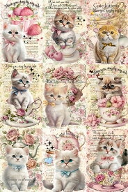 新入荷 生地 猫 猫柄 ブロックデザイン ハンドメイド素材 クラフト アップリケ