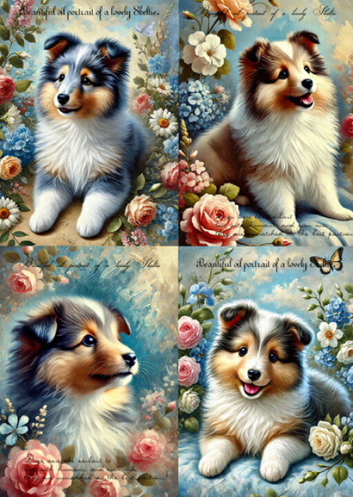 楽天市場】新入荷 生地 シェルティー シェットランドシープドッグ  