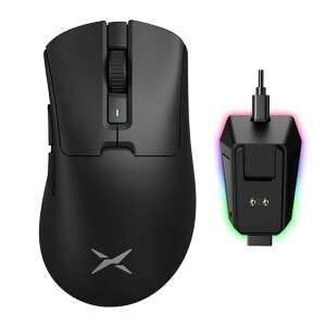 DELUX M900PRO ���C�����X�Q�[�~���O�}�E�X 8000Hz�|�[�����O���[�g 63g�y�� PAW3395�Z���T�[ 26000DPI �u���b�N