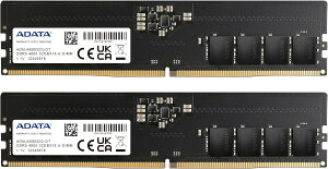 ADATA AD5U480032G-DT-I (32GBx2���g) �f�X�N�g�b�vPC�p������ DDR5-4800MHz U-DIMM ���������W���[�� 32GB 2��