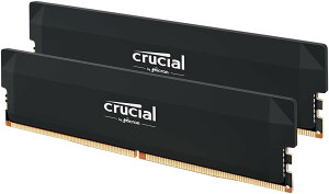 Crucial �N���[�V���� Pro DDR5 6400MHz 32GB (16GB×2��) �f�X�N�g�b�vPC�p������ �I�[�o�[�N���b�N UDIMM �}�C�N������ XMP 3.0 / AMD EXPO �u���b�N CP2K16G64C38U5B