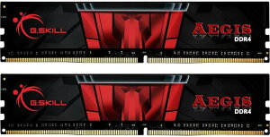 G.SKILL Aegis DDR4-3200MHz PC4-25600 16GB (8GB×2��) �f�X�N�g�b�vPC�p������ 288pin DIMM XMP2.0 �W�[�X�L�� F4-3200C16D-16GIS