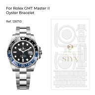 GMTマスター2 保護フィルム GMT-Master II オイスターブレスレット用 傷防止 保護シール 【STYX スティッ…