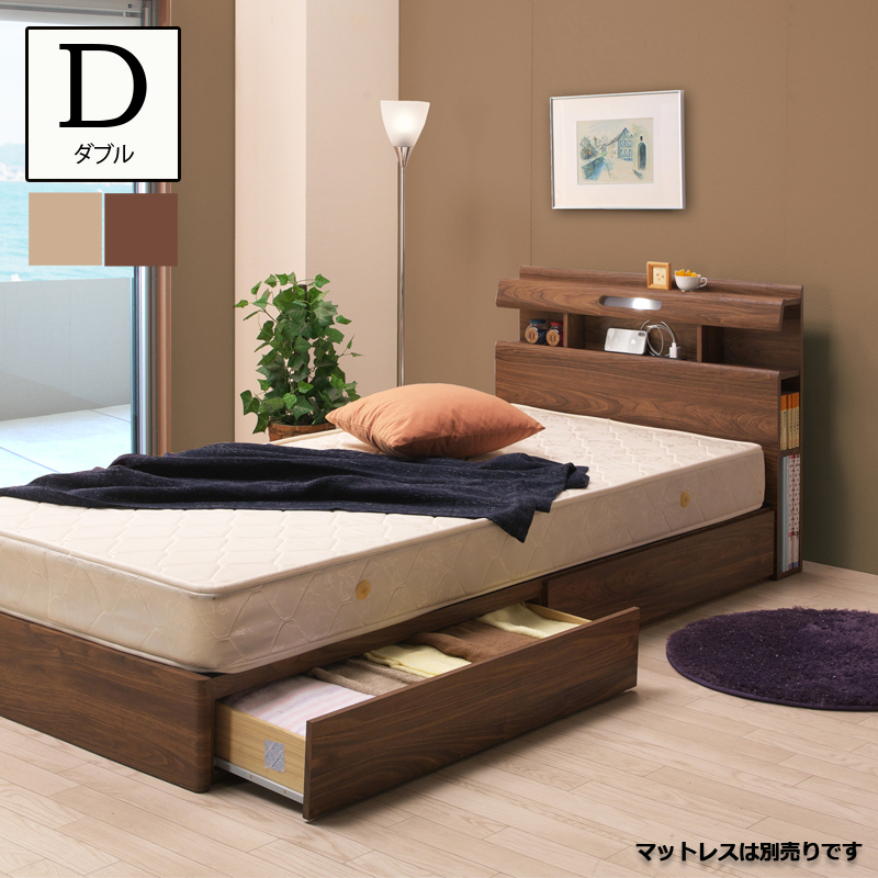 ベッド 収納付き ダブル 収納ベッド 大容量の人気商品・通販・価格比較 