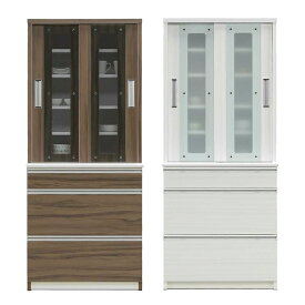 楽天市場 ウォールナット 種類 食器棚 キッチンボード 引戸タイプ 収納家具 インテリア 寝具 収納 の通販