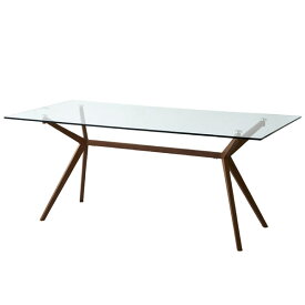 ガラステーブル ダイニングテーブル テーブル ガラス 幅180cm 180x90 リビング キッチン シンプル スタイリッシュ ナチュラル モダン 北欧 家具送料無料