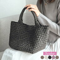 【ご予約完売 次回9/中】編み込みバッグ トートバッグ 編み込みトート メッシュトートバッグ 編みバッグ …