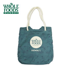 ハワイ直輸入☆WHOLEFOODSMARKET【ホールフーズ エコバック】送料無料/あす楽/ハワイ/パイナップル/トートバッグ/トートバック/ホールフーズマーケット/エコバッグ/ハワイアン雑貨/おしゃれ/カバン/鞄/HAWAII/オーガニック/カイルア/オアフ/ハワイ/hawaii