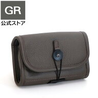 INDUSTRIA(インダストリア) GRバッテリーポーチ ダークブラウン IND-GRP2-DB【本革/日本製/カメラケース…