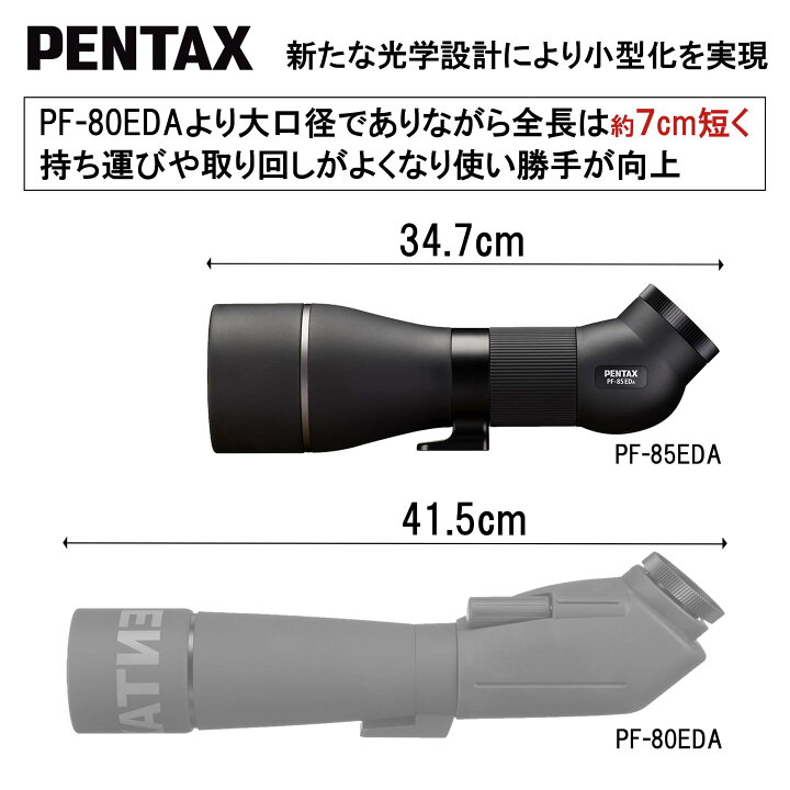 楽天市場】PENTAX スポッティングスコープ PF-85EDA アイピースキット 