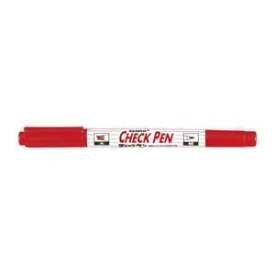 【ゼブラ】チェックペン　赤　（1本)　[MW-150-CK-R]　【10個までネコポス対応可能】