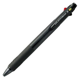【三菱鉛筆】ジェットストリーム 3色ボールペン0.38（黒・赤・青) 透明ブラック （1本)　[SXE340038T.24]　【8点までネコポス対応可能】