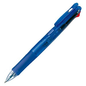 【ゼブラ】クリップオンG　4C　4色ボールペン　（インク色：黒／赤／青／緑)　青　（1本)　[B4A3-BL]　【10個までネコポス対応可能】