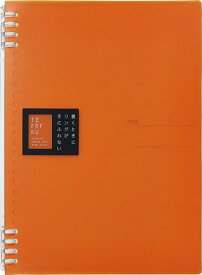 【キングジム】リングノ－ト　テフレ－ヌ　B5判　オレンジ　[9855TTEオレ] 【1個までネコポス対応可能】