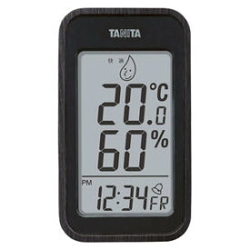 【タニタ】デジタル温湿度計　ブラック　[TT-572BK]
