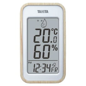 【タニタ】デジタル温湿度計　ナチュラル　[TT-572NA]