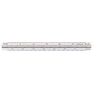 【マービー】三角スケール　15cm　[1-882-0015]　【3個まで追跡可能メール便対応可能】