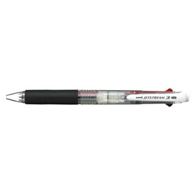 【三菱鉛筆】ジェットストリーム 3色ボールペン0.7（インク色：黒／赤／青)　透明　（1本)　[SXE340007.T]　【8個までネコポス対応可能】