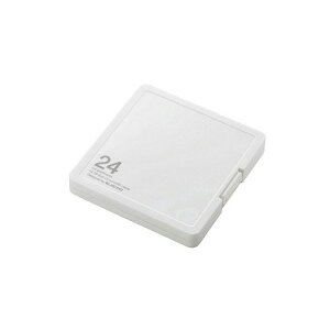 ELECOM(GR)y2܂ŒǐՉ\[֑Ή\zSD/microSDJ[hP[X ivX`bN^Cvj [SD[J[h12AmicroSD[J[h12[] izCgj CMC-SDCPP24WH