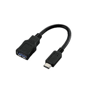 ELECOM(GR)y1܂ŒǐՉ\[֑Ή\zUSB Type-C ϊP[u iubNj USB3-AFCM01BK