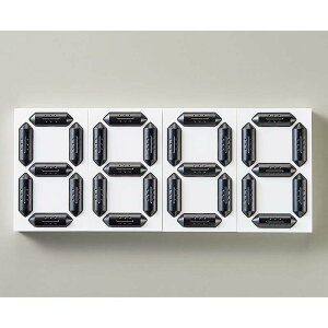 ≪日本緑十字社≫くるっと3Dデジタル数字札 KDS-201 88×53×16mm 裏面マグネット付き