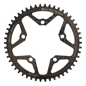 WOLF TOOTH EtgD[X 110 BCD 5 Bolt Chainring 48T/50T/52T compatible with SRAM Flattop