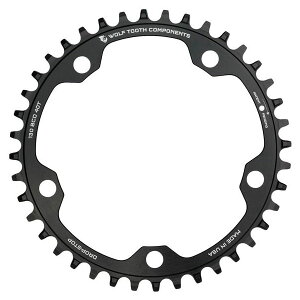 WOLF TOOTH EtgD[X 130 BCD 5 Bolt Chainring 38T/40T/42T compatible with SRAM Flattop