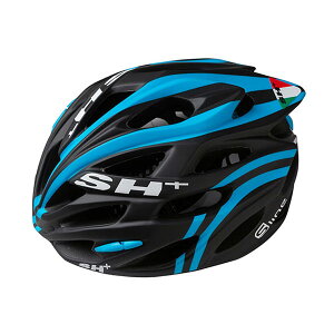SH+ SHABLI S-LINE シャブリ Sライン ヘルメット BLACK MATT/BLUE JCF公認