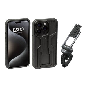 TOPEAK gs[N ChP[X iPhone 15 Prop Zbg RideCase X}[gtHP[X&}Eg