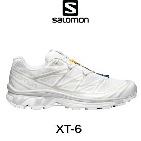 【SALOMON SNEAKERS】XT-6 (WHITE/WHITE/LUNAR ROCK) 正規品　即納可能