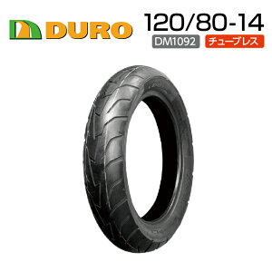 DURO 120/80-14 DM1092 �o�C�N �I�[�g�o�C �^�C�� ���i�� �_�����b�v OEM �f���[�� �o�C�N�^�C���Z���^�[