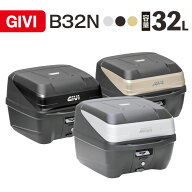 GIVI (ジビ) バイク用 リアボックス 32L ブラック シルバー ゴールドパネル 黒 銀 金 モノロックケース B…